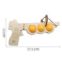 Load image into Gallery viewer, Wooden DIY Table Tennis Elastic Model Children Physical Science Experiment Assembly Toy