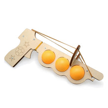 Load image into Gallery viewer, Wooden DIY Table Tennis Elastic Model Children Physical Science Experiment Assembly Toy