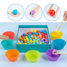 Load image into Gallery viewer, Children Number and Color Matching Clip Beads Enlightenment Teaching Aids Puzzle Early Education Toys