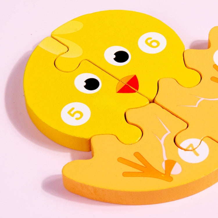 Wooden Animal Growth Process Evolution 3D Jigsaw Puzzle Toy Early Education Building Blocks