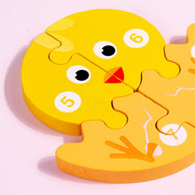 Load image into Gallery viewer, Wooden Animal Growth Process Evolution 3D Jigsaw Puzzle Toy Early Education Building Blocks