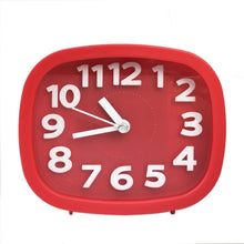 Load image into Gallery viewer, Square Candy Color Stereo Digital Silent Alarm Clock Children Student Alarm Clock, Square (Pink), Square (Red), Square (Green), Square (Blue), Square (Black)