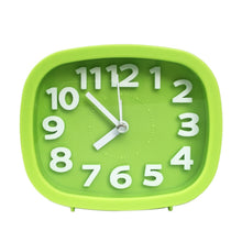 Load image into Gallery viewer, Square Candy Color Stereo Digital Silent Alarm Clock Children Student Alarm Clock, Square (Pink), Square (Red), Square (Green), Square (Blue), Square (Black)