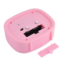 Load image into Gallery viewer, Square Candy Color Stereo Digital Silent Alarm Clock Children Student Alarm Clock, Square (Pink), Square (Red), Square (Green), Square (Blue), Square (Black)