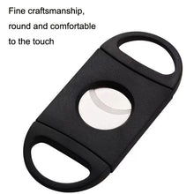 Load image into Gallery viewer, 5pcs Mini Black Stainless Steel Double Edge Cigar Scissors Cigar Crushers, Cigar Crushers