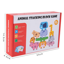 Load image into Gallery viewer, Animal Balance Stacking Blocks Toys Children Early Education Building Block Stacking Toy
