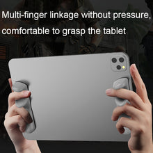 Load image into Gallery viewer, Tablet Stand Silicone Handle Grip Portable Tablet PC Gaming Auxiliary Finger, (Gray)