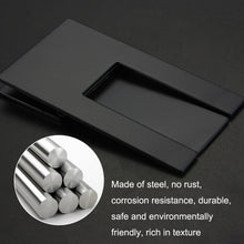 Load image into Gallery viewer, 2pcs Stainless Steel Cigar Holder Portable Folding Cigarette Holder, Cigarette Holder Black