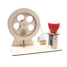Load image into Gallery viewer, DIY Wooden Science Experiment Hand Generator Puzzle Toy
