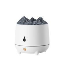 Load image into Gallery viewer, HS01 Simulation Flame Humidifier Home Aromatherapy Machine With Night Light, Simulation Flame (White), Simulation Flame (Black)