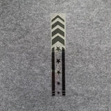 10pcs Motorcycle Car Fender Reflective Sticker Modified Decorative Waterproof Sticker, Arrow Star(Black), Arrow Star(White), Arrow Star(Blue), Arrow Star(Yellow), Arrow Star (Red), Arrow Star (Colorful Laser)