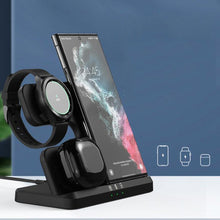 Load image into Gallery viewer, EDCS889 for Samsung Series 3 In 1 Mobile Phone Watch Earphone Wireless Charger, EDCS889 (Black)