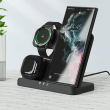Load image into Gallery viewer, EDCS889 for Samsung Series 3 In 1 Mobile Phone Watch Earphone Wireless Charger, EDCS889 (Black)