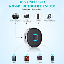 Load image into Gallery viewer, J33 Car Audio Headphone Wireless Bluetooth Receiver, J33