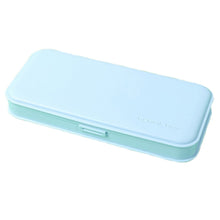 Load image into Gallery viewer, WJ-WJH-2 Plastic Compartment Large-capacity Shatter-resistant Flip-top Stationery Box, Pink, Blue, White, Grey