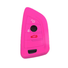 Load image into Gallery viewer, For BMW 1 Series X4/X2/XM5 2pcs Soft Silicone Remote Key Cover, Red, Rose Red, Pink, Sea Blue, Luminous Blue, Dark Gray