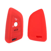 Load image into Gallery viewer, For BMW 1 Series X4/X2/XM5 2pcs Soft Silicone Remote Key Cover, Red, Rose Red, Pink, Sea Blue, Luminous Blue, Dark Gray