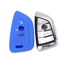 Load image into Gallery viewer, For BMW 1 Series X4/X2/XM5 2pcs Soft Silicone Remote Key Cover, Red, Rose Red, Pink, Sea Blue, Luminous Blue, Dark Gray