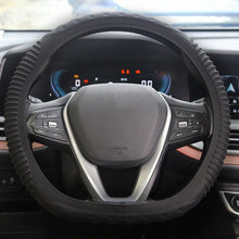 Load image into Gallery viewer, Silicone Non-slip Wear-resistant Concave Point Car Steering Wheel Cover, 34-38cm