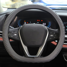 Load image into Gallery viewer, Silicone Non-slip Wear-resistant Concave Point Car Steering Wheel Cover, 34-38cm