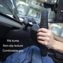 Load image into Gallery viewer, Silicone Non-slip Wear-resistant Concave Point Car Steering Wheel Cover, 34-38cm