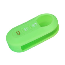 Load image into Gallery viewer, For Fiat 500 2pcs Folding 3 Button Remote Control Silicone Case