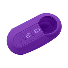 Load image into Gallery viewer, For Fiat 500 2pcs Folding 3 Button Remote Control Silicone Case