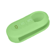 Load image into Gallery viewer, For Fiat 500 2pcs Folding 3 Button Remote Control Silicone Case