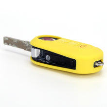 Load image into Gallery viewer, For Fiat 500 2pcs Folding 3 Button Remote Control Silicone Case