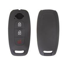 Load image into Gallery viewer, For 2023 Nissan Altima 2pcs Three-Button Key Silicone Protective Case, Black, Red, Rose Red, Pink, Blue, Apple Green, Orange, Sea Blue, Purple, Luminous Blue, Luminous Green, White