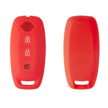 Load image into Gallery viewer, For 2023 Nissan Altima 2pcs Three-Button Key Silicone Protective Case, Black, Red, Rose Red, Pink, Blue, Apple Green, Orange, Sea Blue, Purple, Luminous Blue, Luminous Green, White