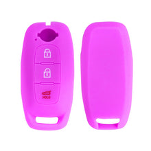 Load image into Gallery viewer, For 2023 Nissan Altima 2pcs Three-Button Key Silicone Protective Case, Black, Red, Rose Red, Pink, Blue, Apple Green, Orange, Sea Blue, Purple, Luminous Blue, Luminous Green, White