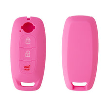 Load image into Gallery viewer, For 2023 Nissan Altima 2pcs Three-Button Key Silicone Protective Case, Black, Red, Rose Red, Pink, Blue, Apple Green, Orange, Sea Blue, Purple, Luminous Blue, Luminous Green, White