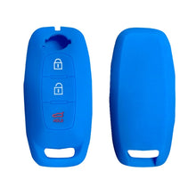 Load image into Gallery viewer, For 2023 Nissan Altima 2pcs Three-Button Key Silicone Protective Case, Black, Red, Rose Red, Pink, Blue, Apple Green, Orange, Sea Blue, Purple, Luminous Blue, Luminous Green, White