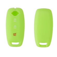 Load image into Gallery viewer, For 2023 Nissan Altima 2pcs Three-Button Key Silicone Protective Case, Black, Red, Rose Red, Pink, Blue, Apple Green, Orange, Sea Blue, Purple, Luminous Blue, Luminous Green, White
