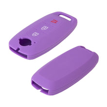 Load image into Gallery viewer, For 2023 Nissan Altima 2pcs Three-Button Key Silicone Protective Case, Black, Red, Rose Red, Pink, Blue, Apple Green, Orange, Sea Blue, Purple, Luminous Blue, Luminous Green, White