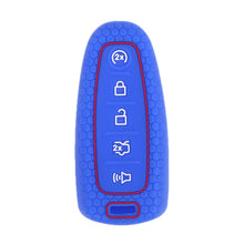 Load image into Gallery viewer, For Ford Edge/Explorer 2pcs 5-Button Key Silicone Case, Black, Red, Pink, Sea Blue