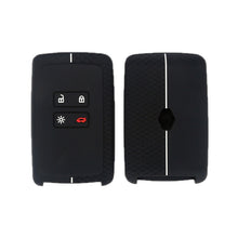 Load image into Gallery viewer, For Renault Koleos/Megane 2pcs 4 Button Honeycomb Pattern Silicone Key Cover, Black Red Line, Red White Line, Sea Blue Black Line, Dark Gray Black Line, White Black Line, Black Blue Line, Black White Line