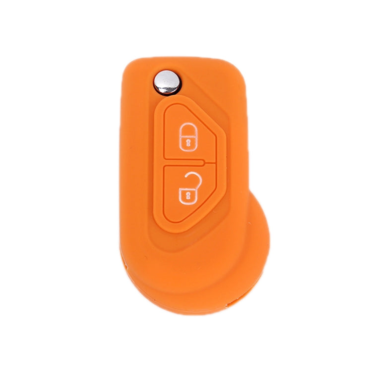 For Citroen C5/Elysee 2pcs Silicone Key Protector, Black, Red, Orange, Sea Blue, Pink, Apple Green