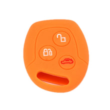 Load image into Gallery viewer, For Ford Transit/Focus 2pcs 3-Button Silicone Key Protector, Rose Red, Pink, Orange, Sea ??Blue, Sky Blue, New Green