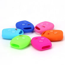Load image into Gallery viewer, For Ford Transit/Focus 2pcs 3-Button Silicone Key Protector, Rose Red, Pink, Orange, Sea ??Blue, Sky Blue, New Green
