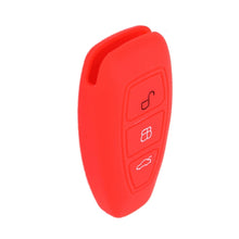 Load image into Gallery viewer, For Ford Focus/Mondeo 2pcs Folding Three-Button Key Protect Cover, Red, Pink, Orange, Yellow, Sky Blue, New Green, Purple, Black