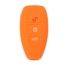 Load image into Gallery viewer, For Ford Focus/Mondeo 2pcs Folding Three-Button Key Protect Cover, Red, Pink, Orange, Yellow, Sky Blue, New Green, Purple, Black