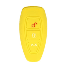 Load image into Gallery viewer, For Ford Focus/Mondeo 2pcs Folding Three-Button Key Protect Cover, Red, Pink, Orange, Yellow, Sky Blue, New Green, Purple, Black