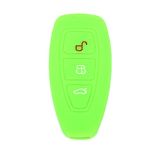 Load image into Gallery viewer, For Ford Focus/Mondeo 2pcs Folding Three-Button Key Protect Cover, Red, Pink, Orange, Yellow, Sky Blue, New Green, Purple, Black