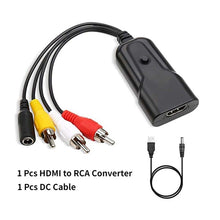 Load image into Gallery viewer, K13W HDMI To AV 1080P HD Converter, Cable Length: 0.5m, K13W HDMI to AV