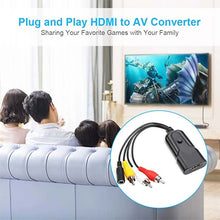 Load image into Gallery viewer, K13W HDMI To AV 1080P HD Converter, Cable Length: 0.5m, K13W HDMI to AV