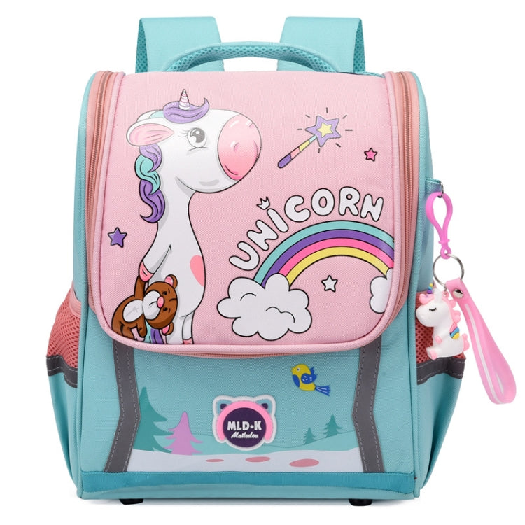 Kindergarten Children Cute Cartoon Backpack School Bag, Large Green Pink, Large Dark Purple, Large Watermelon Red, Large Red, Large Lake Blue, Small Navy Blue, Small Sky Blue, Small Light Purple, Small Green Pink, Small Dark Purple, Small Watermelon Re...