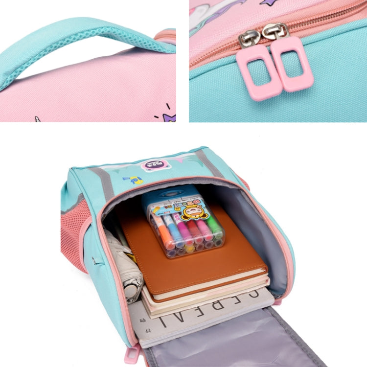 Kindergarten Children Cute Cartoon Backpack School Bag, Large Green Pink, Large Dark Purple, Large Watermelon Red, Large Red, Large Lake Blue, Small Navy Blue, Small Sky Blue, Small Light Purple, Small Green Pink, Small Dark Purple, Small Watermelon Re...