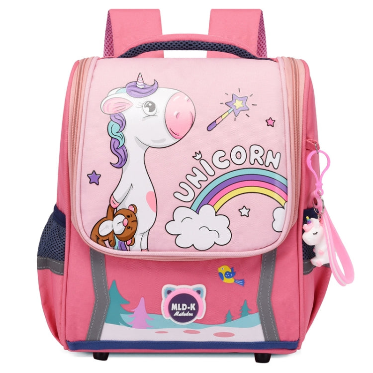 Kindergarten Children Cute Cartoon Backpack School Bag, Large Green Pink, Large Dark Purple, Large Watermelon Red, Large Red, Large Lake Blue, Small Navy Blue, Small Sky Blue, Small Light Purple, Small Green Pink, Small Dark Purple, Small Watermelon Re...
